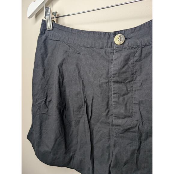 Doen Women's Jade Shorts size 10 Black Pleated High Waist - Picture 3 of 11